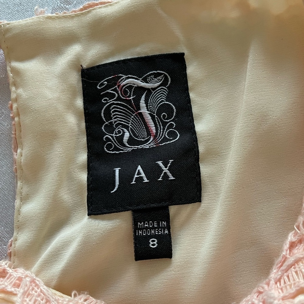 Jack shift dresss . Jack short sleeve pink Lace over Scalloped Hem .size 10 . - Picture 4 of 5